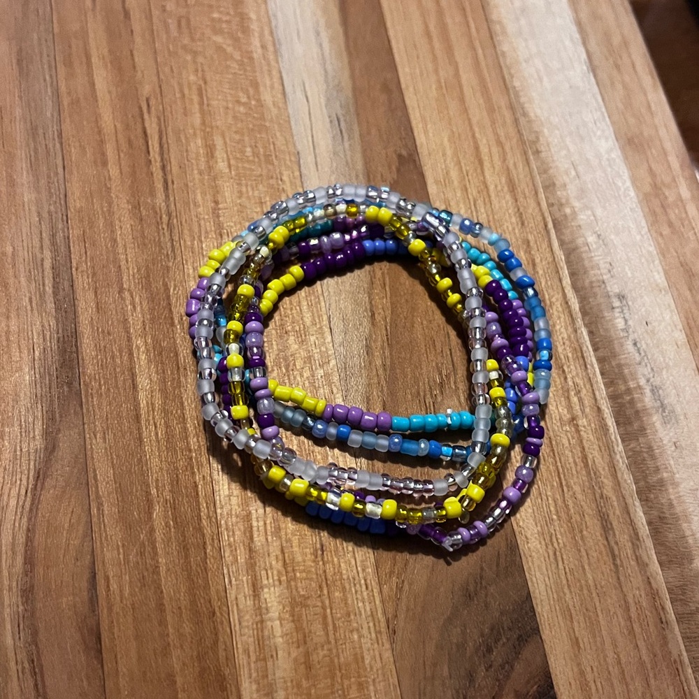 Seed bead bracelet stack πβοΈ - Picture 3 of 3